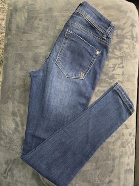 Indigo Rein Women's Ankle Skinny Blue  Jeans Size 7